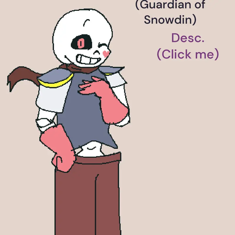 Futuretale/ Sans OC desc. by @The_UnknownMask
