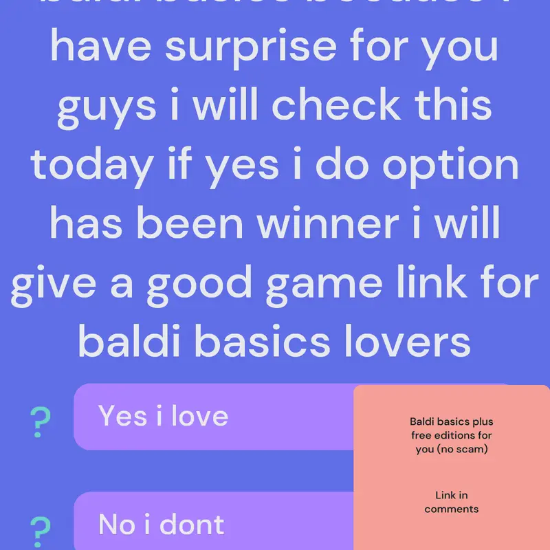 Baldi basics by @proldd