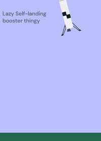 Self-landing rocket booster