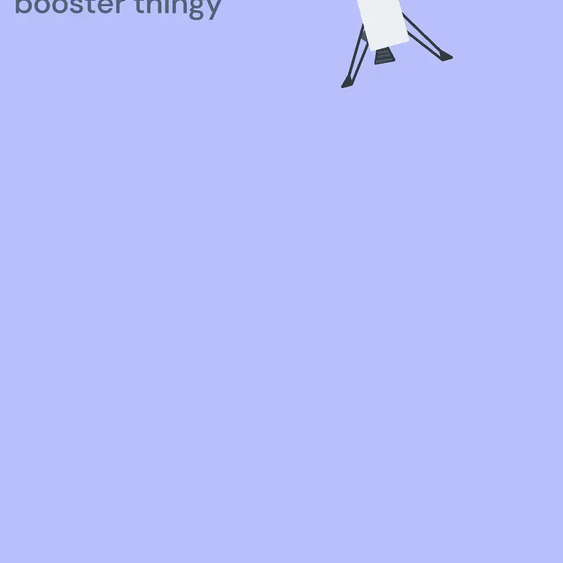 Self-landing rocket booster by @CRIUS25