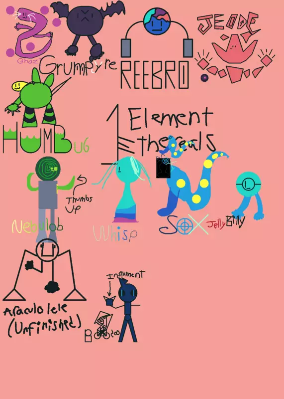 1 element ethereals lol by @MeepMeeeeeep