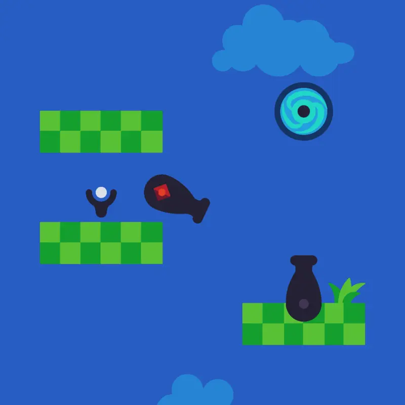 One hit golf by @Bambi_in_castle