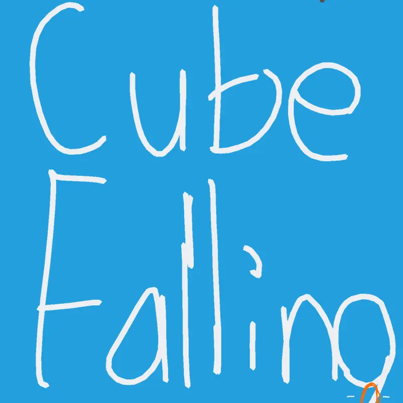 Cube Falling by @ZDOH-32JF