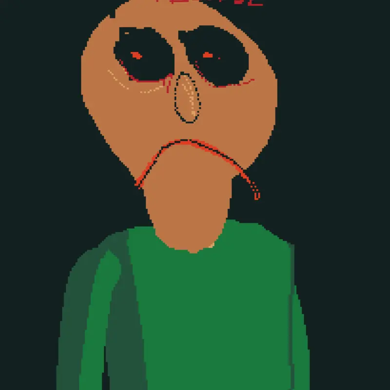 Run away from Baldi by @FoxproductionsStudios192