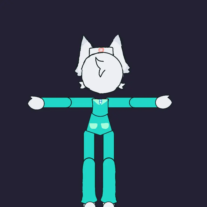 Head nurse pose ragdoll! by @lovesecretagent
