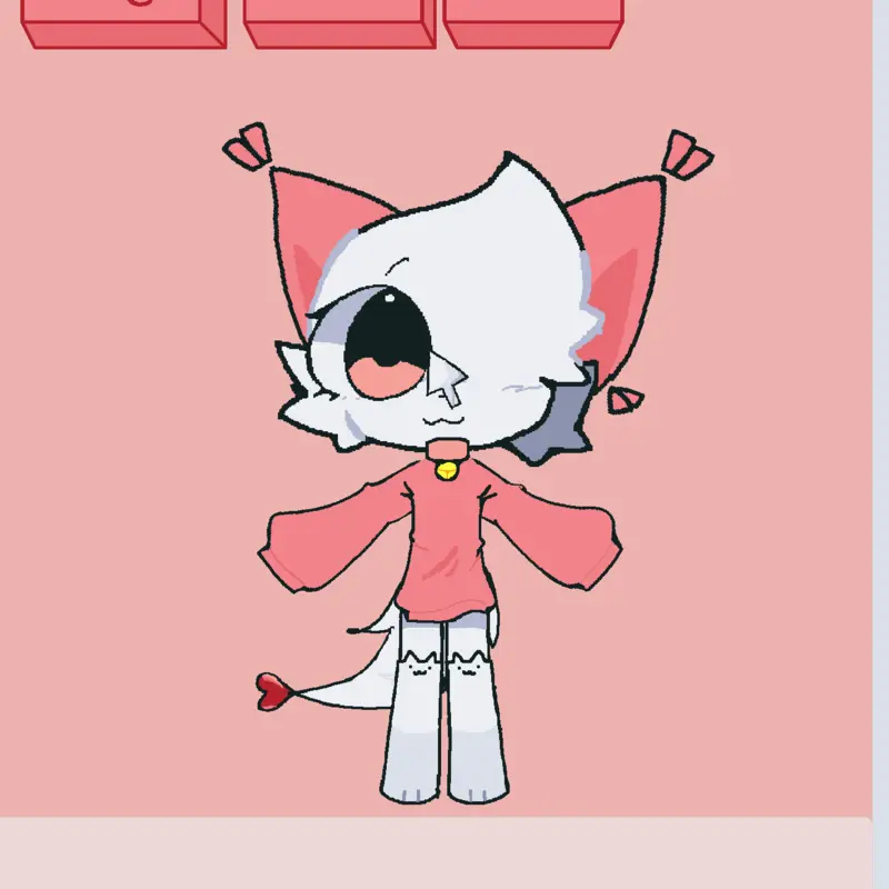 A kitty kat by @El-michi-alien-xd
