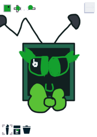 Dandys world face draw yes.