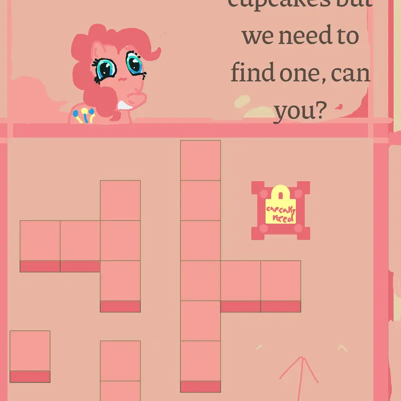 Pinkie pie disaster by @pinkie-pie-fan