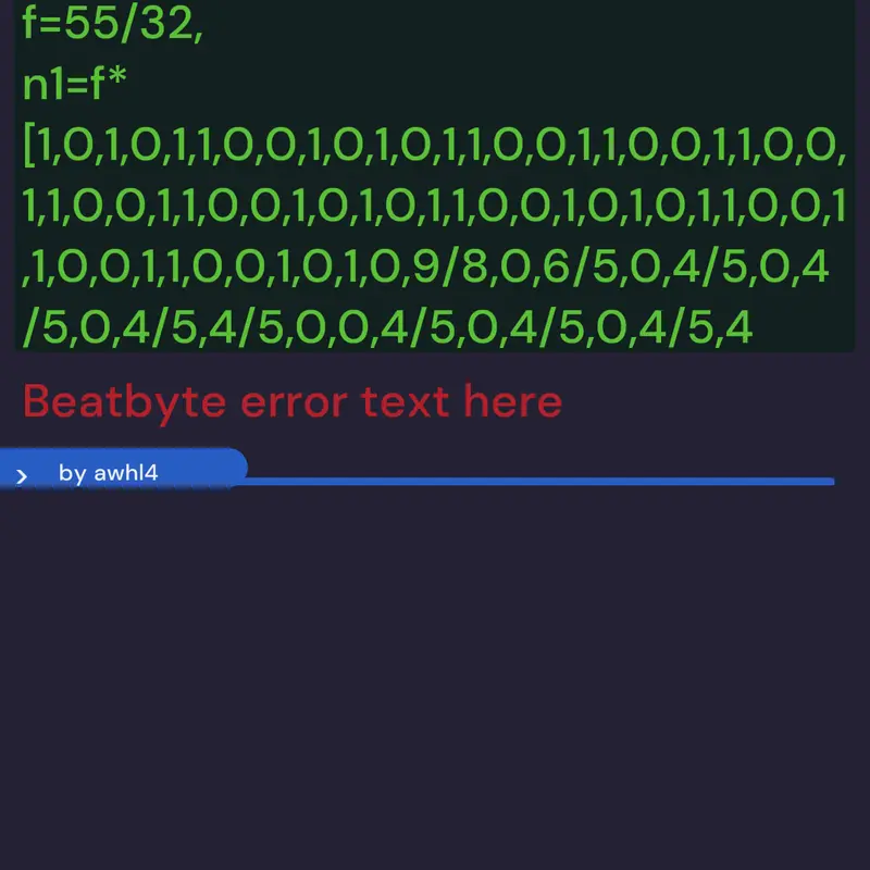 Beatbyte deck by @awhl4