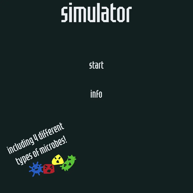 microbial evolution simulator by @sentient_flame