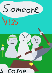 Someone is coming