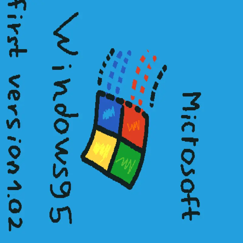 Windows 95 Microsoft by @DurpleroxYT