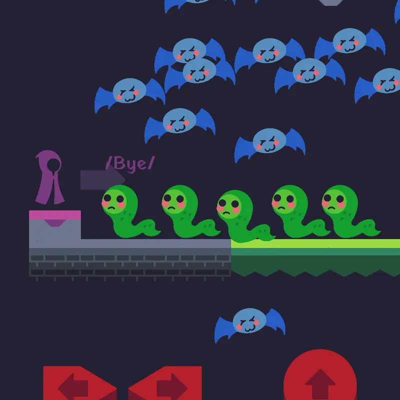 Escape the bat&worm army! by @RabbaniSidin_77885