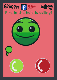 Answer FIRE IN THE HOLE!