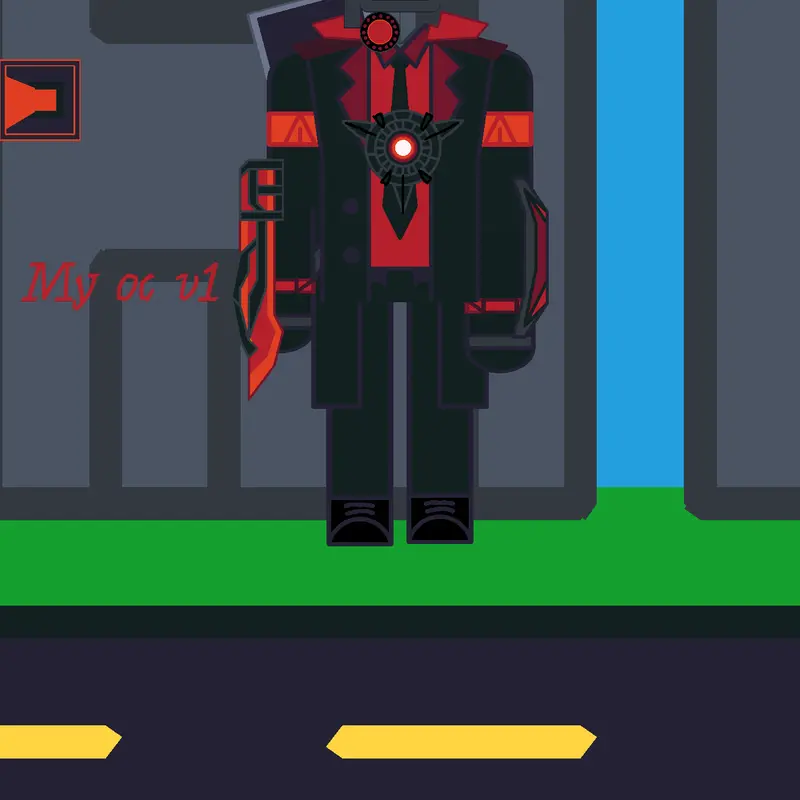 My oc V1 by @red-plunger