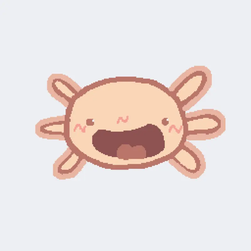 axolotl by @Rat_Birb