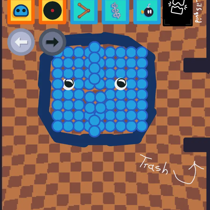 Blue Slime sandbox! by @_Gush