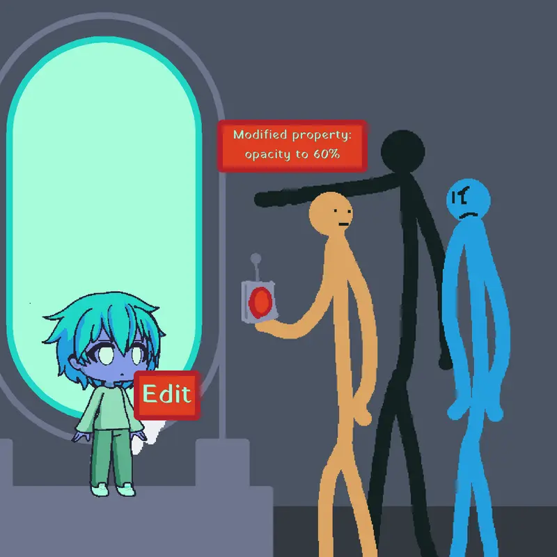 Oh god no. by @stickman_clan