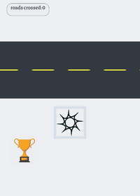 Cross the road
