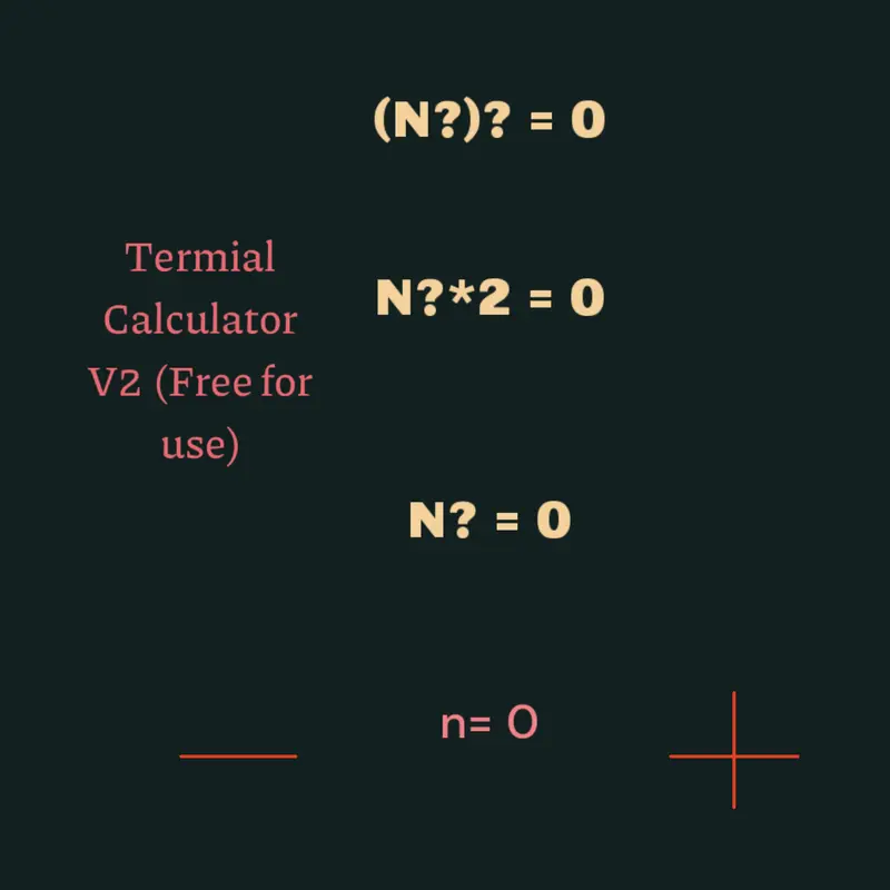 Termial Calculator V2 by @Tirafi