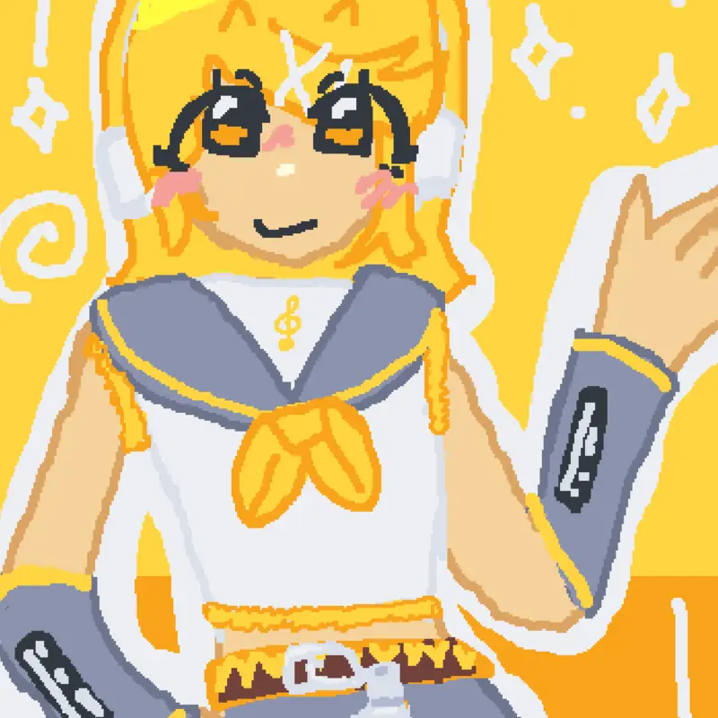 Kagamine Rin Fanart! by @ryval