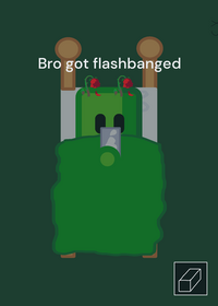 Bro got flashbanged 🥀🥀
