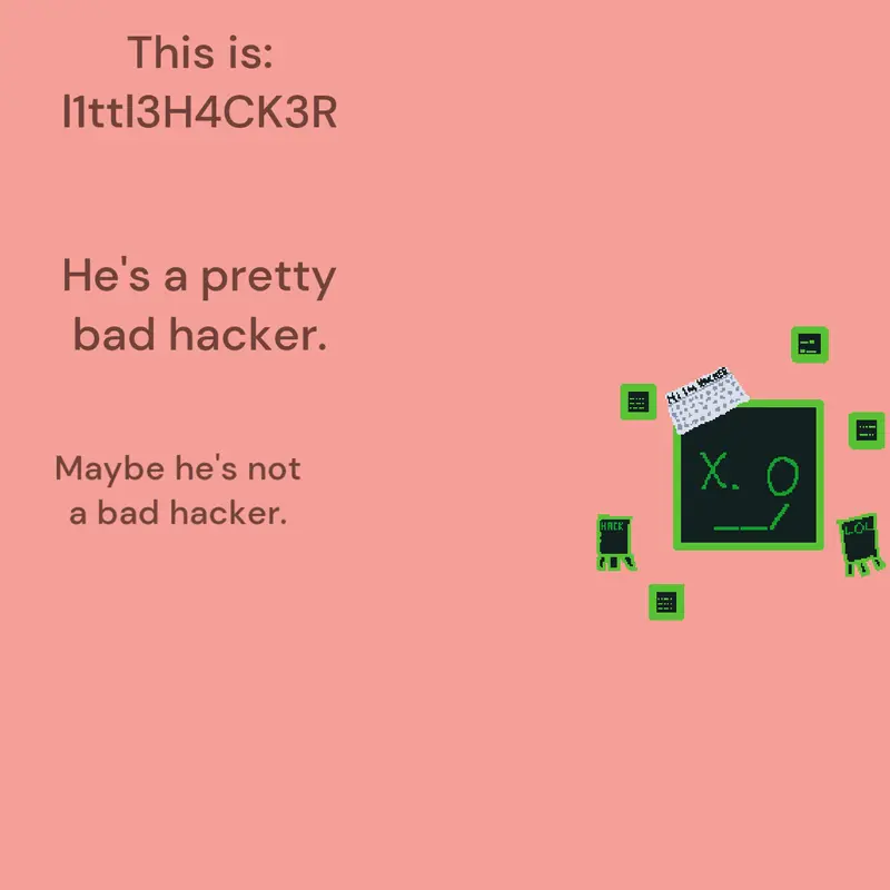 Little hacker is here by @superdingus