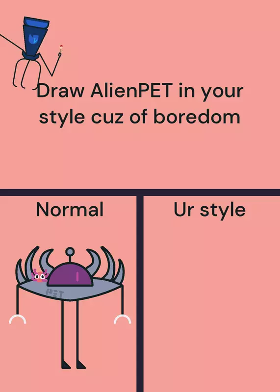 AlienPET redraw from boredom by @J-MD_F-Creator