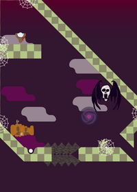 Free halloween golf assets with checkpoint