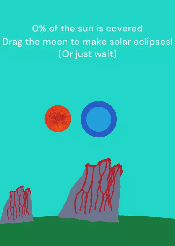 Solar eclipse in my planet by @theBluGasgiant