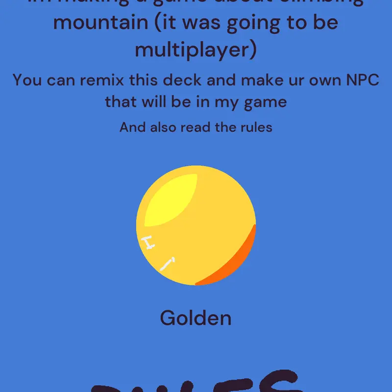 Golden NPC for some game by @Dube