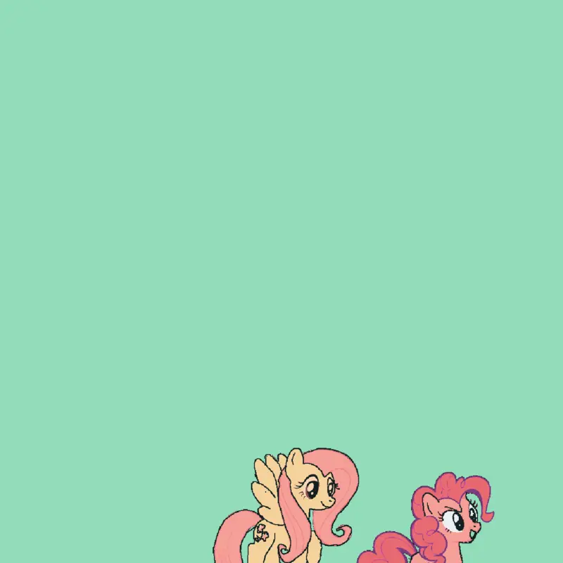 Parkour flutter shy and pink pie by @MumiMumuzinho