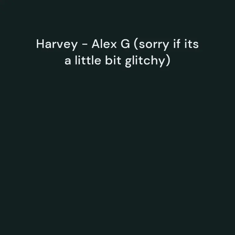 harvey song by @file0