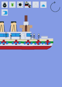 Britannic sinking sim