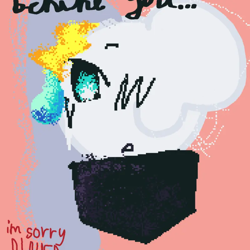 Shes behind you.. by @lovey_cloudy