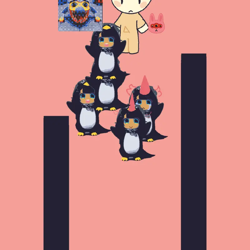 Gugugaga penguim by @Cacauu_likesMorajoo1510