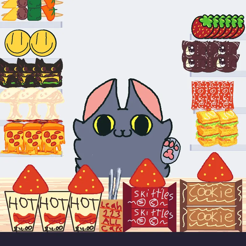 Cat by @Leah123allcaps