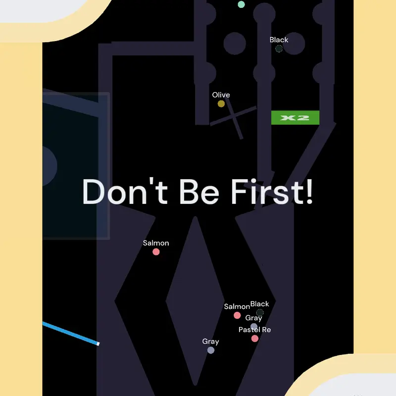 Don't Be First Marble Race by @apace