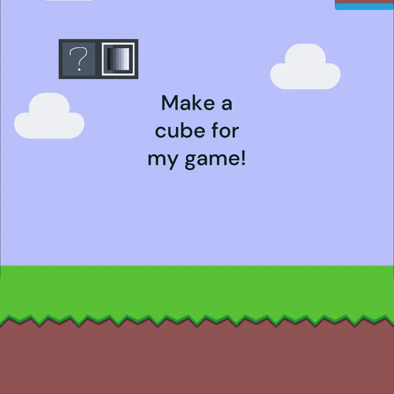 Monochrome cube by @D-command