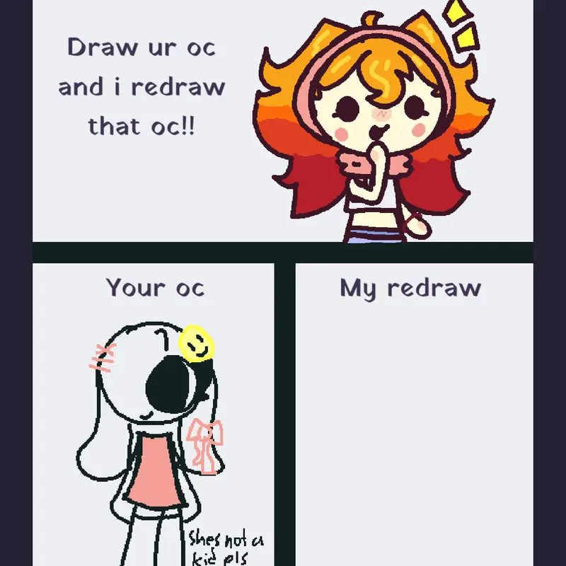 Pls make my oc in your style! by @Olive_sILly