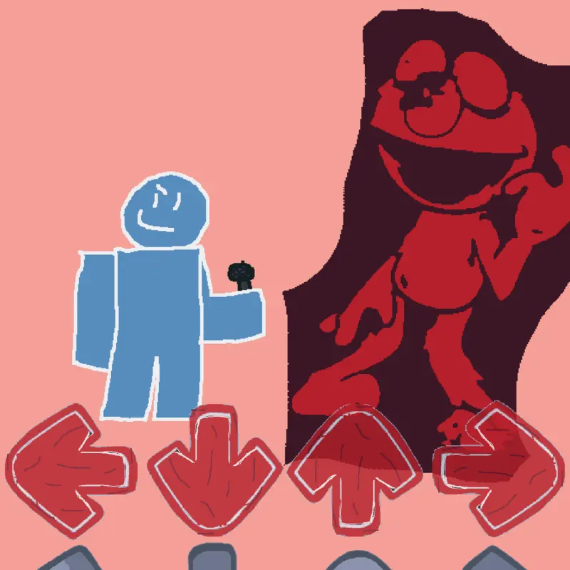 Broken strings elmo fnf fight by @him_abyss