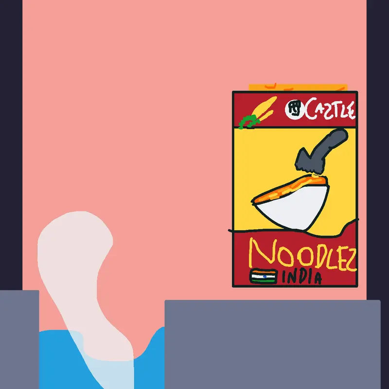 Chicken noodles of India chicken by @lordshenYT