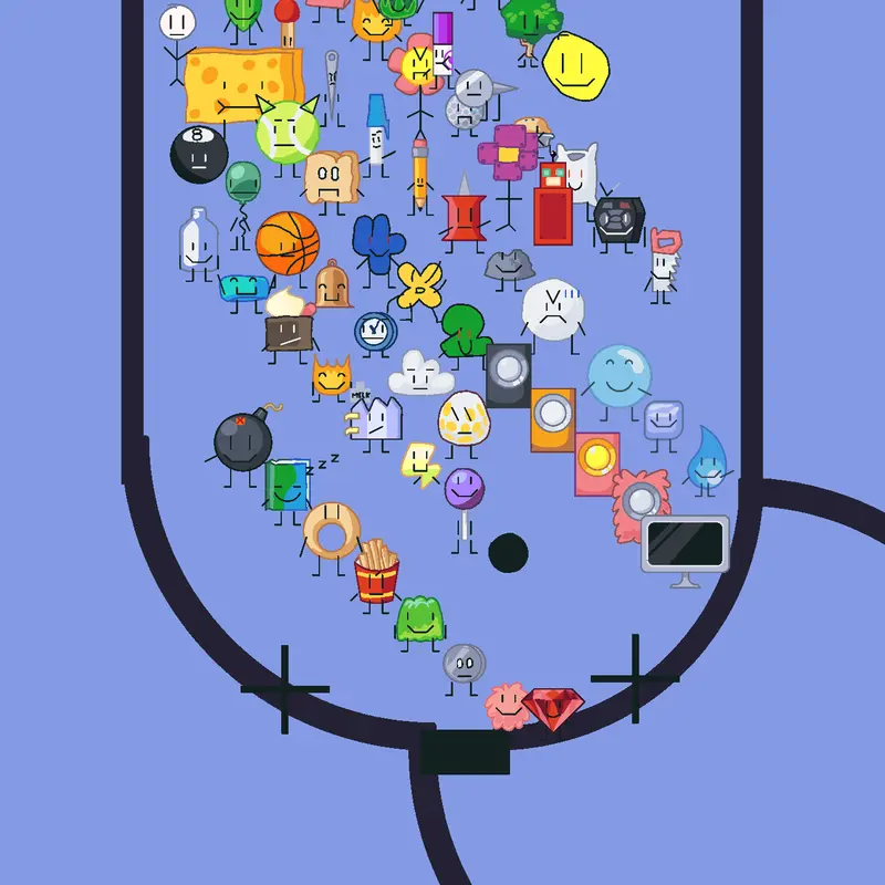 bfdi marble run incomplete by @appleleafguy622