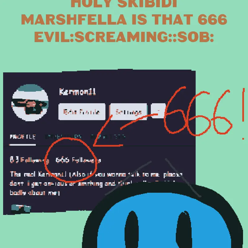 hello i am 11nomrek and i evil😈 by @Kermon11
