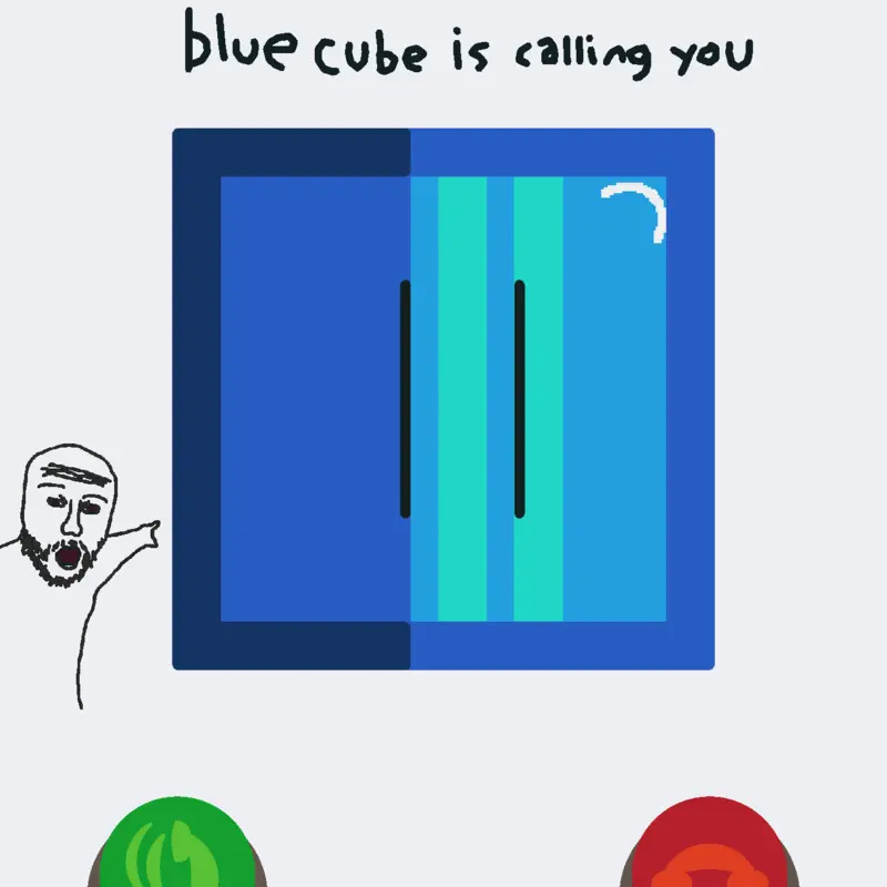 Blue-Cube is Calling You! by @JaxTheReaper