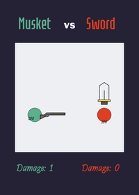 MUSKET VS SWORD DUEL