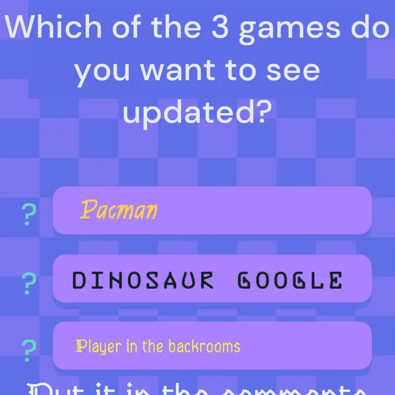Quest for my games by @Eth13814