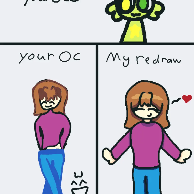Your oc in my style! by @Alena_DaAlien