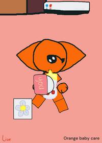 Orange baby care🧡🟠🥰🍼🎀