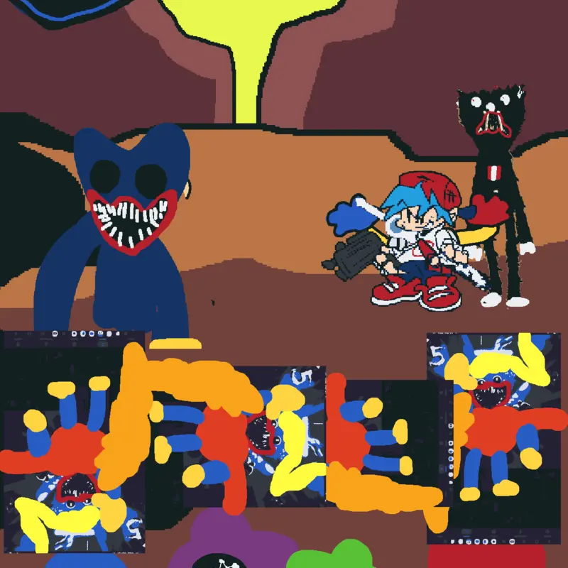 Killy willy nightmare huggy wuggy sliced by @captainfiddles